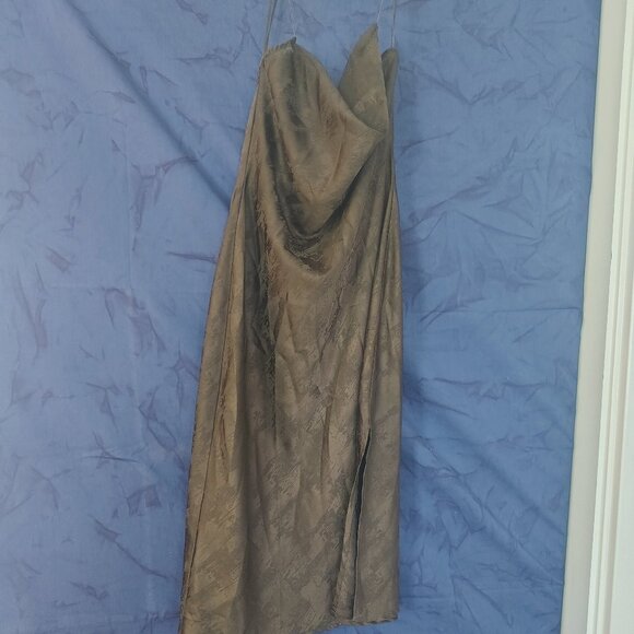 Isalis Women’s Brown Mini Dress – Minimalist Modern Style New No Tags - Picture 1 of 3